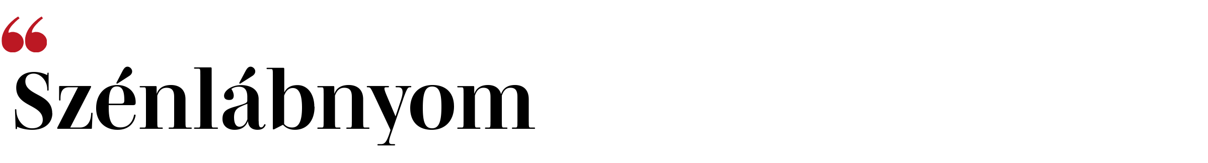 Szénlábnyom Szénlábnyom