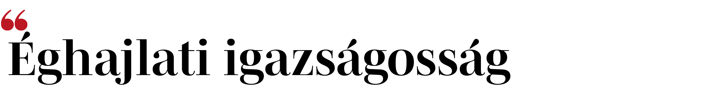 Éghajlati igazságosság Éghajlati igazságosság