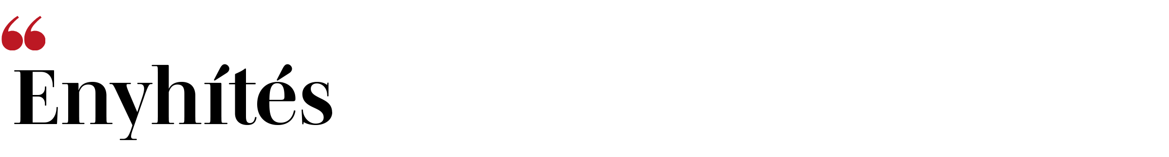 Enyhítés Enyhítés