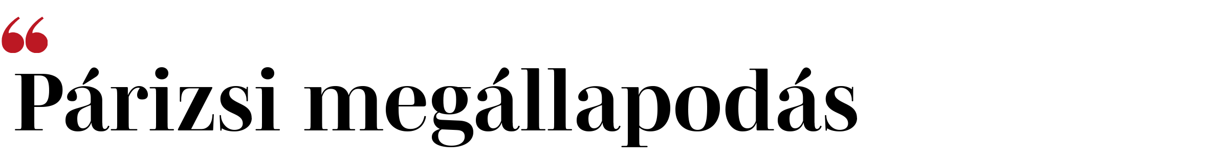 Párizsi megállapodás Párizsi megállapodás